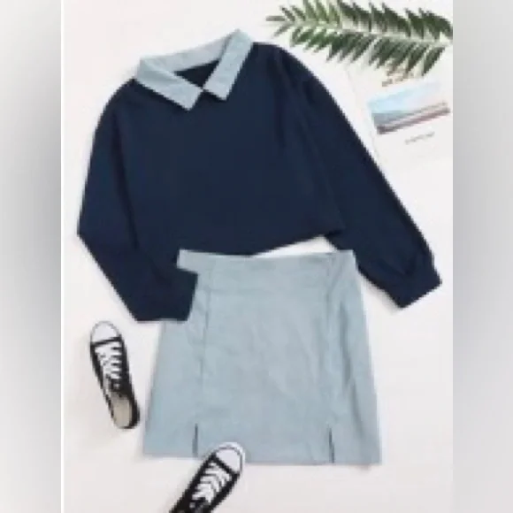 Matching skirt set - Picture 2 of 2